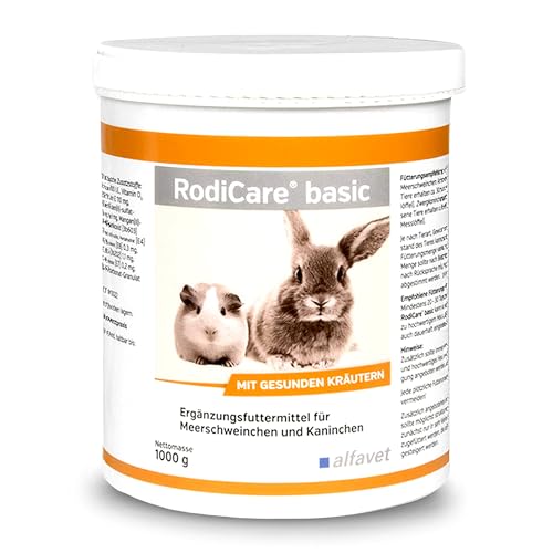 Alfavet RodiCare Basic - 1000g Kräuterpellets für Nager