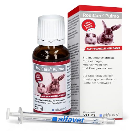 Alfavet RodiCare Pulmo - 20ml - Zur Unterstützung der Atemwege - Kleinnager