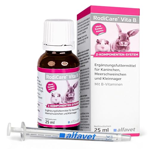 Alfavet RodiCare Vita B, für Kaninchen, Meerschweinchen, Kleinnager, 25 ml