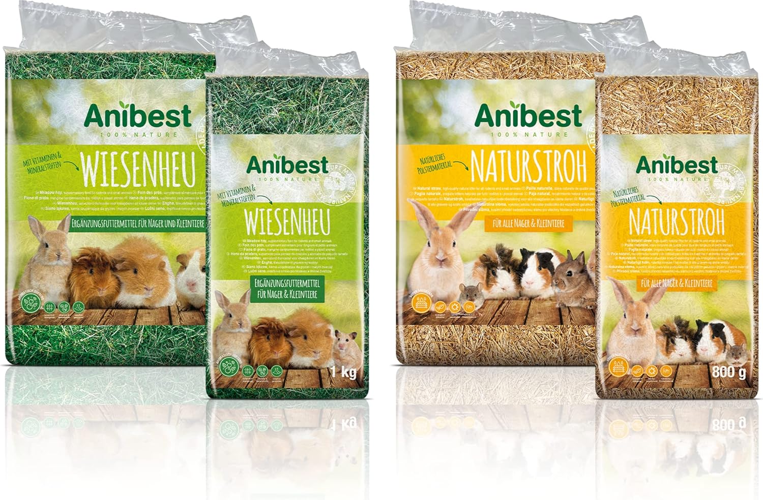 Anibest Wiesenheu für alle Nager 1kg — Ansicht 3