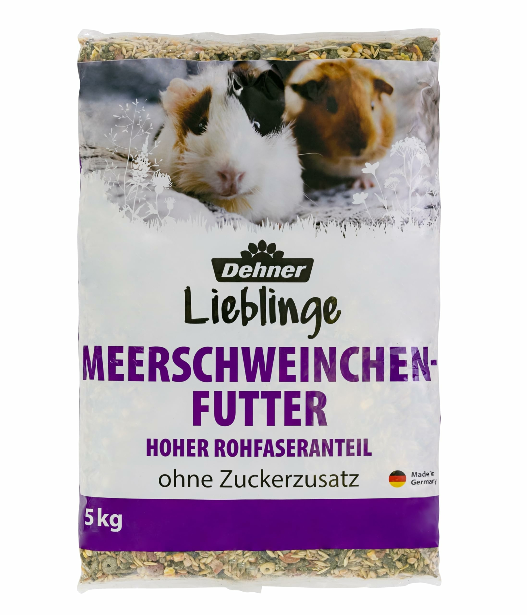 Dehner meerschweinchenfutter mit gemüse 5 kg