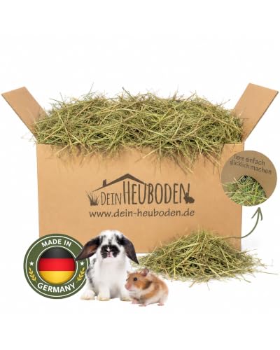 Dein Heuboden Heu 4kg - Wiesenheu und Einstreu für Kaninchen Meerschweinchen Hasen Hamster. Kaninchenfutter direkt vom Hof