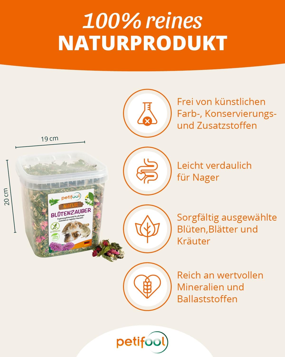 Gesunde Blütenmischung ohne künstliche Zusätze — Ansicht 2