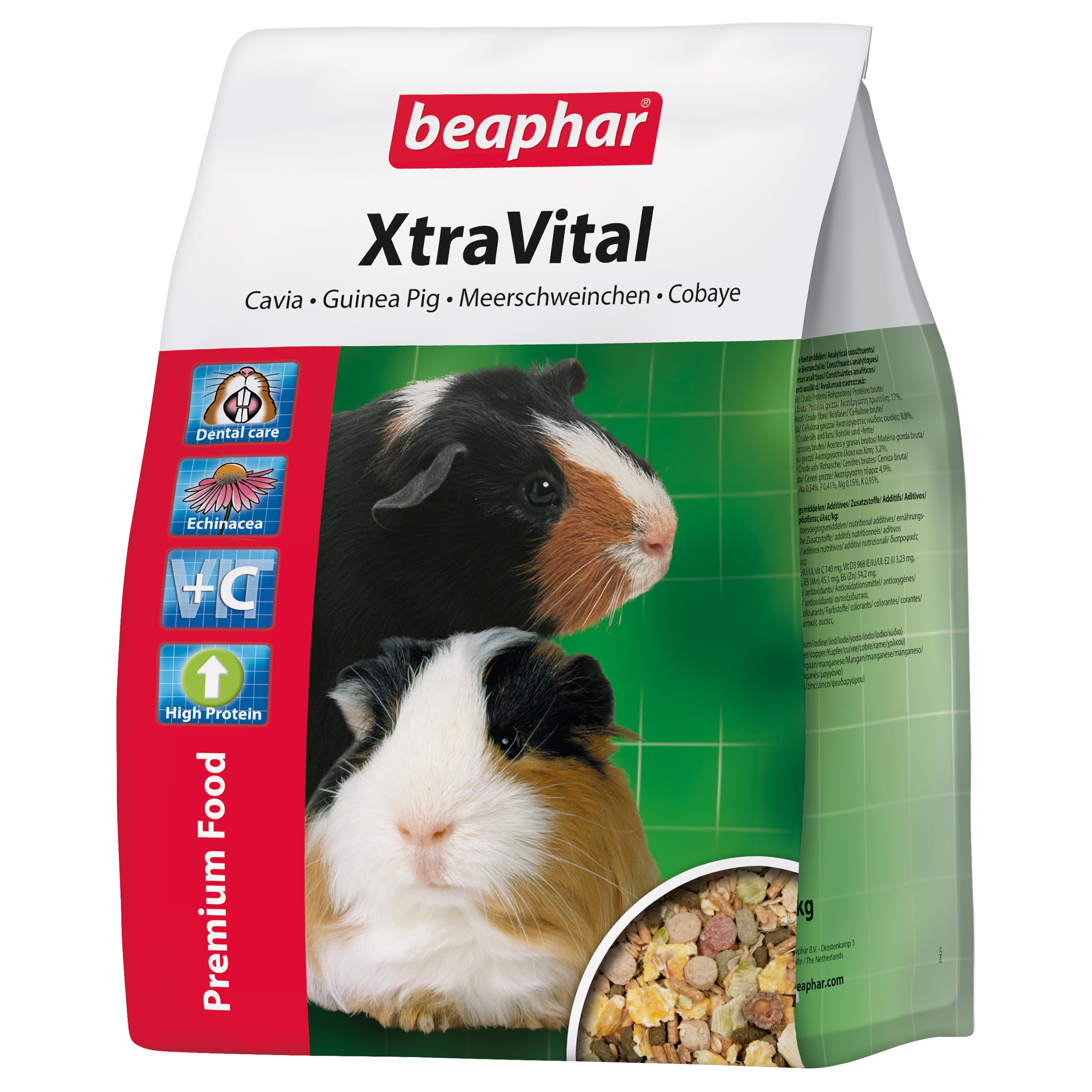 Gesundes meerschweinchenfutter mit vitamin c 2,5kg