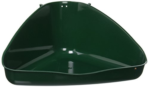 Kerbl Pet Ecktoilette für Kleintierkäfig, Nagertoilette, 35 x 22 x 16 cm, aus Kunststoff, leicht zu reinigen, platzsparend