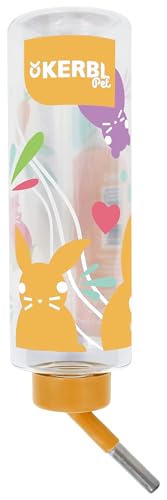 Kerbl Pet Trinkflasche Kerbl Pet, 500 ml, Kaninchenflasche, Nagerflasche, Kunststoff, Kaninchen, Nager
