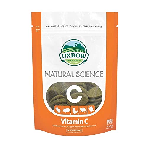 Oxbow Natural Science Small Animal Gerbil Hamster Vitamin C Supplement 60 count