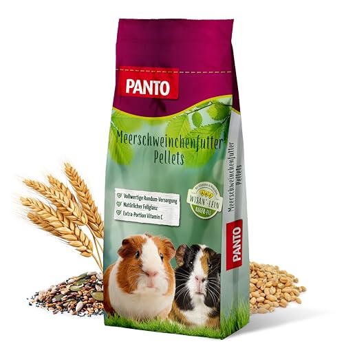 PANTO Meerschweinchenfutter Pellets 25 kg – mit Vitamin C & Luzernegrünmehl