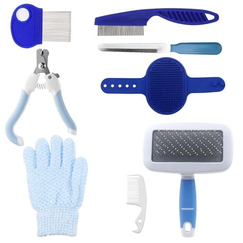 QGGTQG Kaninchen Pflege Set 8 Stück Kleintierpflegeset