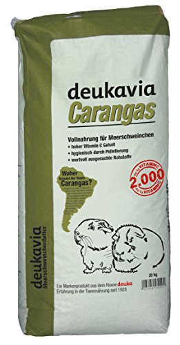 TOP-Futtermittel Meerschweinchenfutter | Basisfutter für Meerschweinchen | extra viel Vitamin C | Pellets | 20 kg