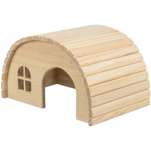 TRIXIE 61272 Haus, nagelfrei, große Hamster, Holz, 29 × 17 × 20 cm