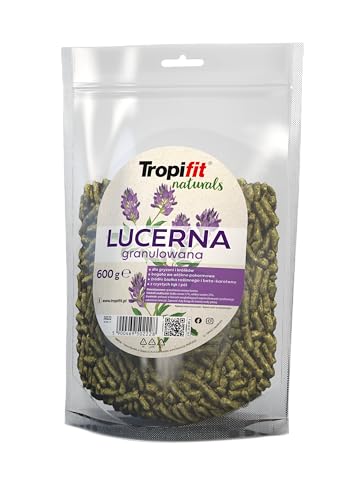 Tropifit Naturals Wiesenheu-Pellets für Kaninchen und Nagetiere | Natürliche Verdauungshilfe | Staubfreie Heu-Alternative 600g