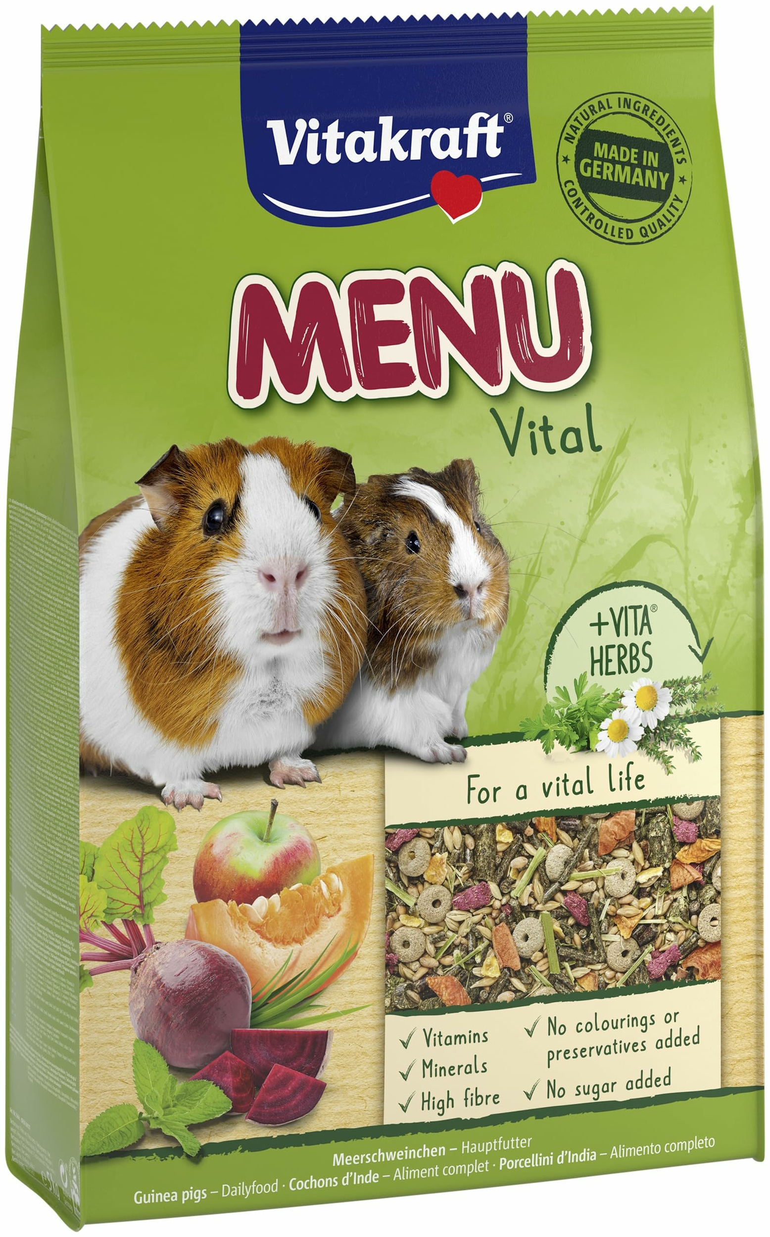 Vitakraft Vital Futter für Meerschweinchen 5 kg
