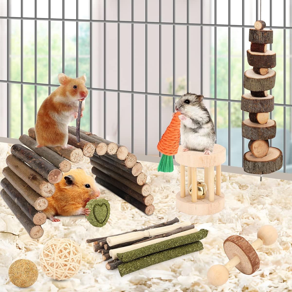 Zahnpflege-Spielzeug für Hamster und Meerschweinchen — Ansicht 2