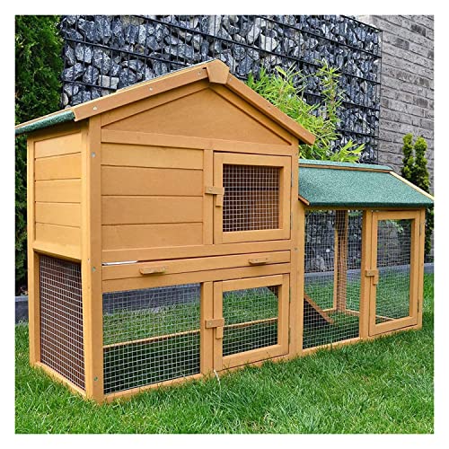 zooprinz Kaninchenstall – Hasenstall mit Auslauf & Kuschelplatz